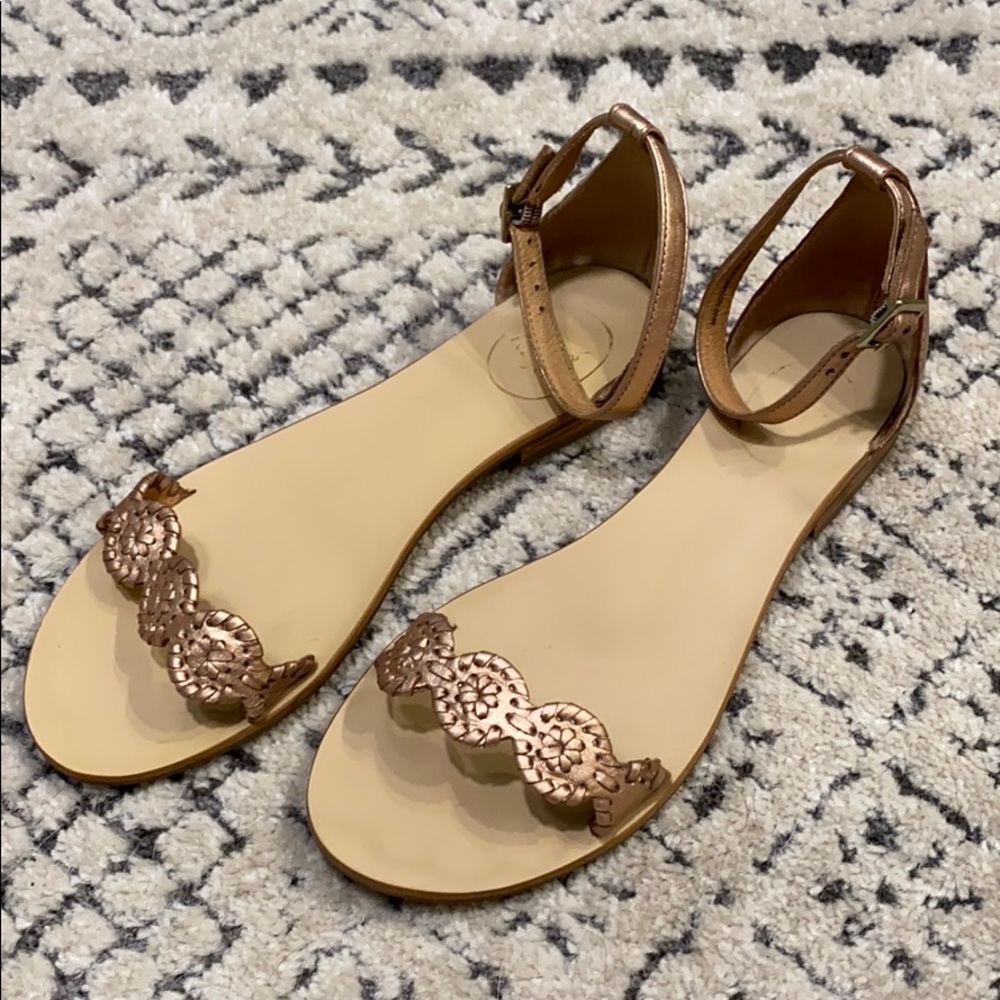 Jack Rogers | Daphne Sandal | Rose Gold | Sz 8.5